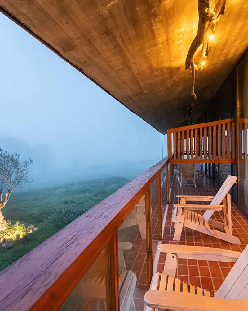 terraza de la suite niditas